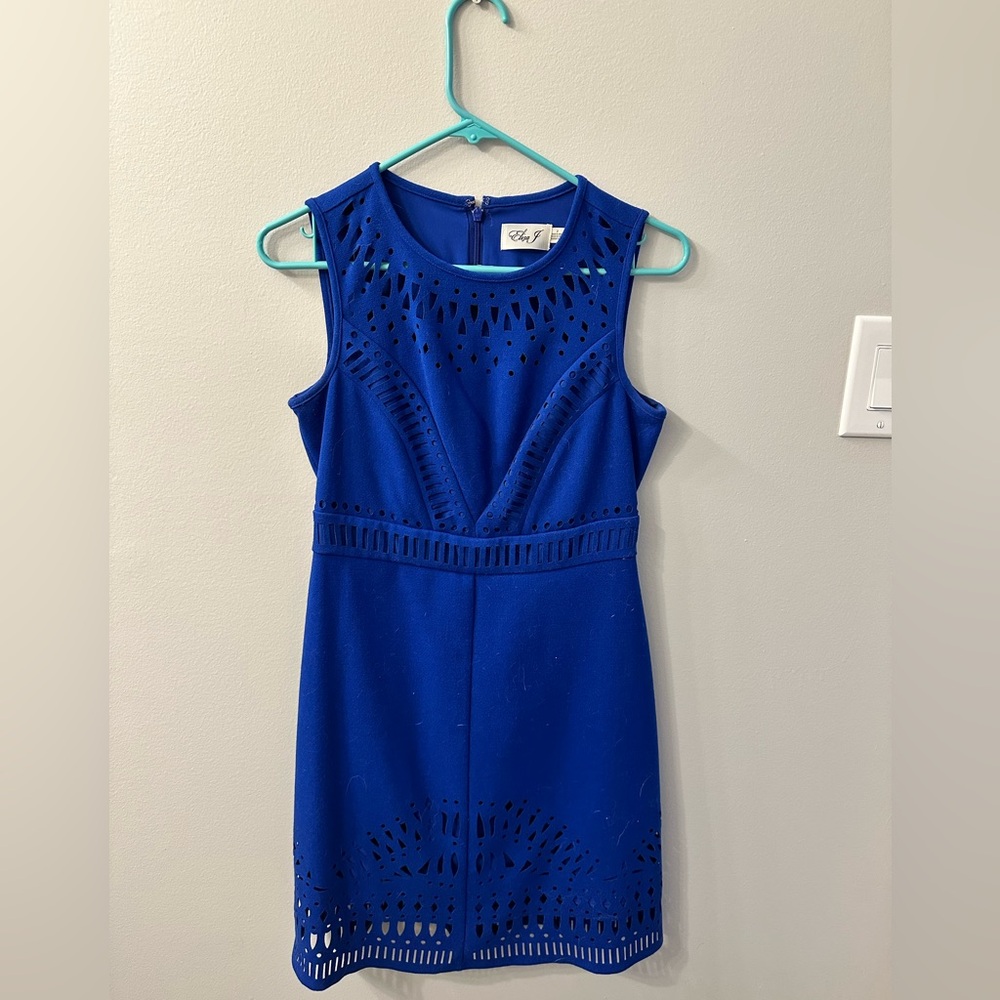 Eliza J Royal Blue Cutout Dress